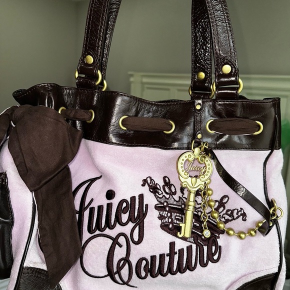 Juicy Couture Pink and Brown Women's Bag - Picture 3 of 6